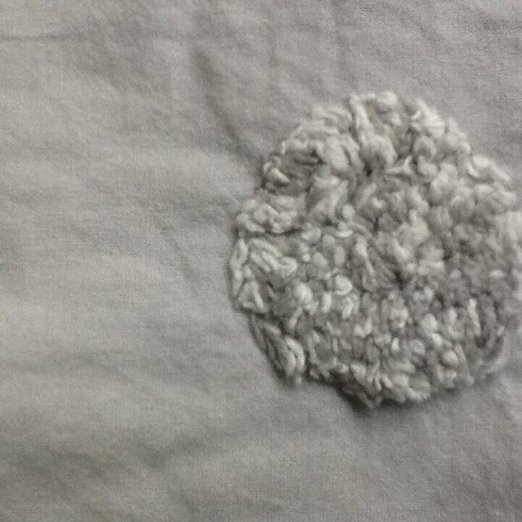 WINTER FAV Wild Sage ESMARIA 72 x 72-inch 100% Cotton Shower Curtain Light Gray - Picture 3 of 6